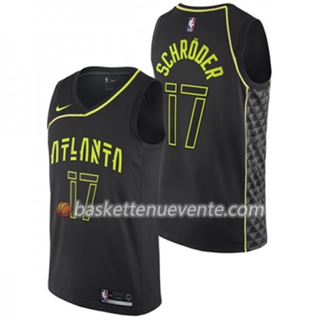 Maillot Basket Atlanta Hawks Dennis Schroder 17 Nike City Edition Swingman - Homme